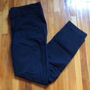 J. Crew Andie cotton chinos in black